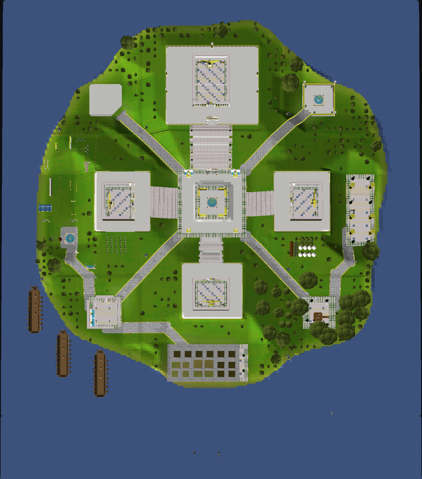 Annotated map